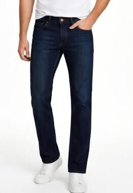 PAIGE Federal Slim Straight Dark Wash Denim Jeans Mens Size 31x32 USA Made